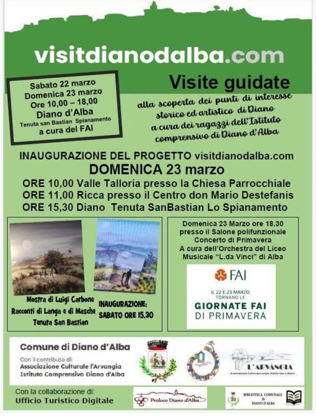 Visite guidate alla scoperta di Diano d'Alba