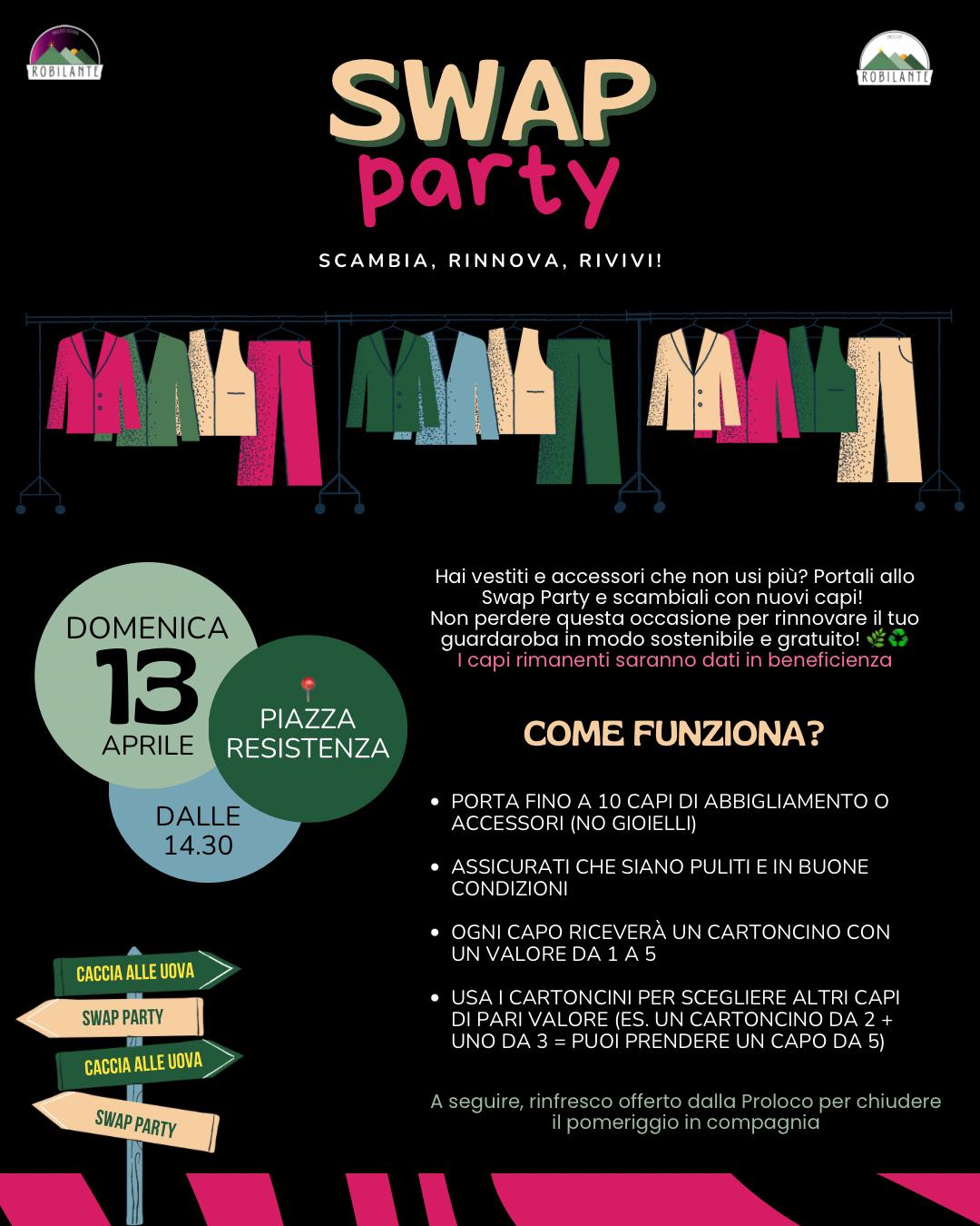 Swap Party: scambia i tuoi vestiti!