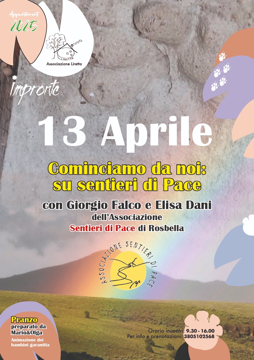 cominciamo da noi sui sentieri di pace elisa dani