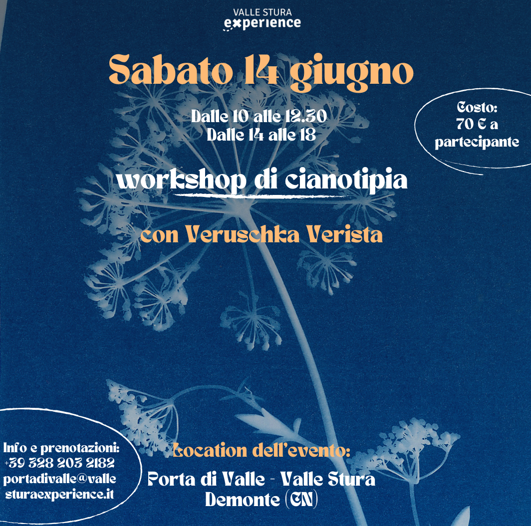 Cianotipia laboratorio valle stura