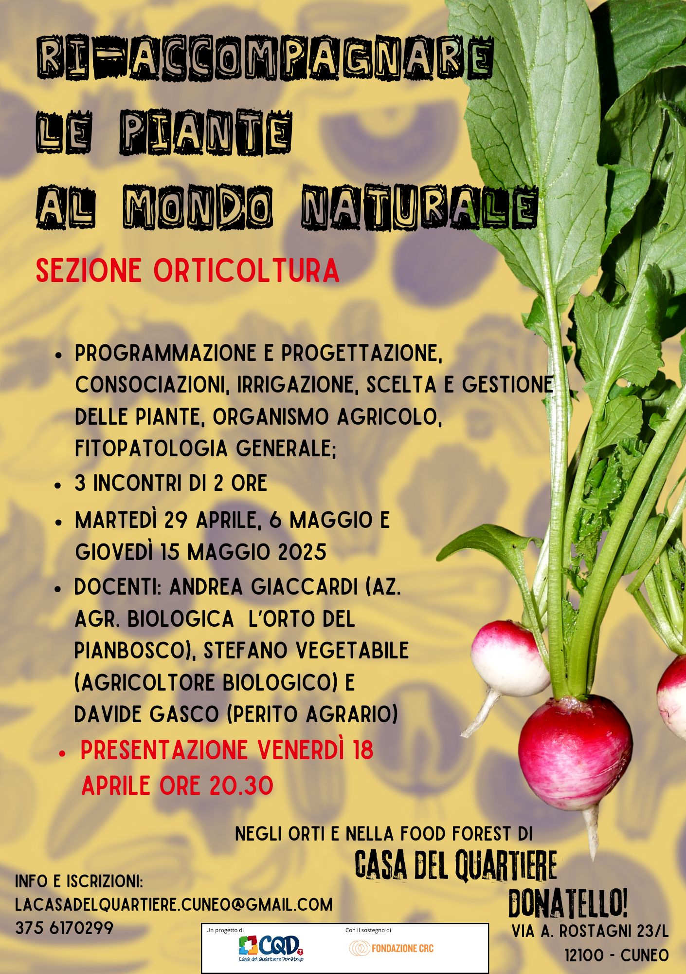 Riaccompagnare le piante al mondo naturale