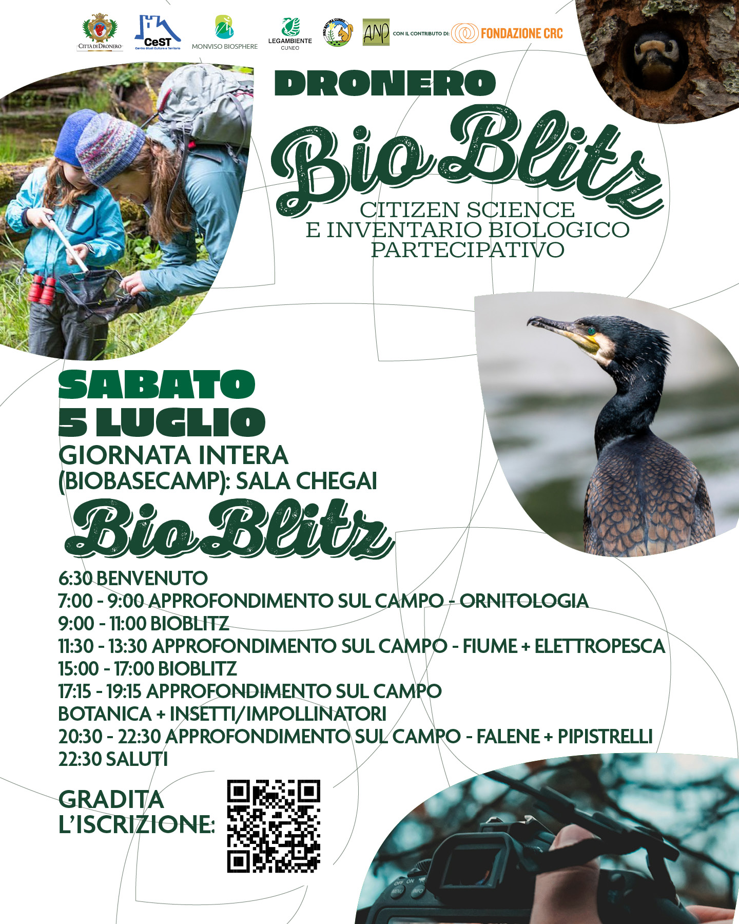 5 luglio bioblitz dronero