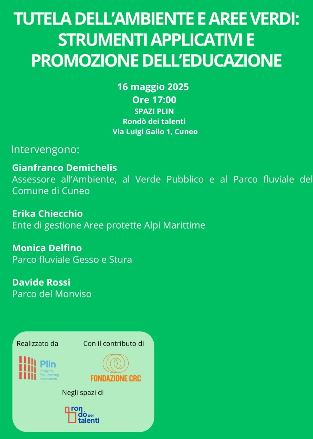 TUTELA DELL’AMBIENTE E AREE VERDI
