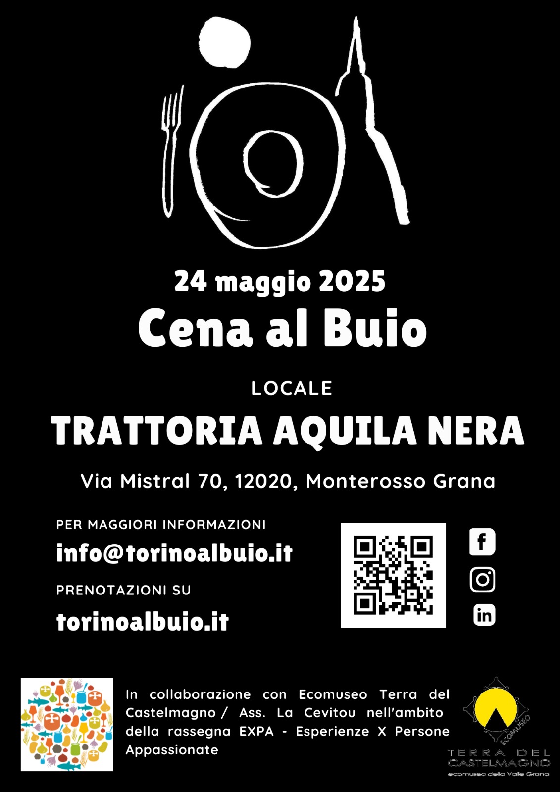 cena al buio