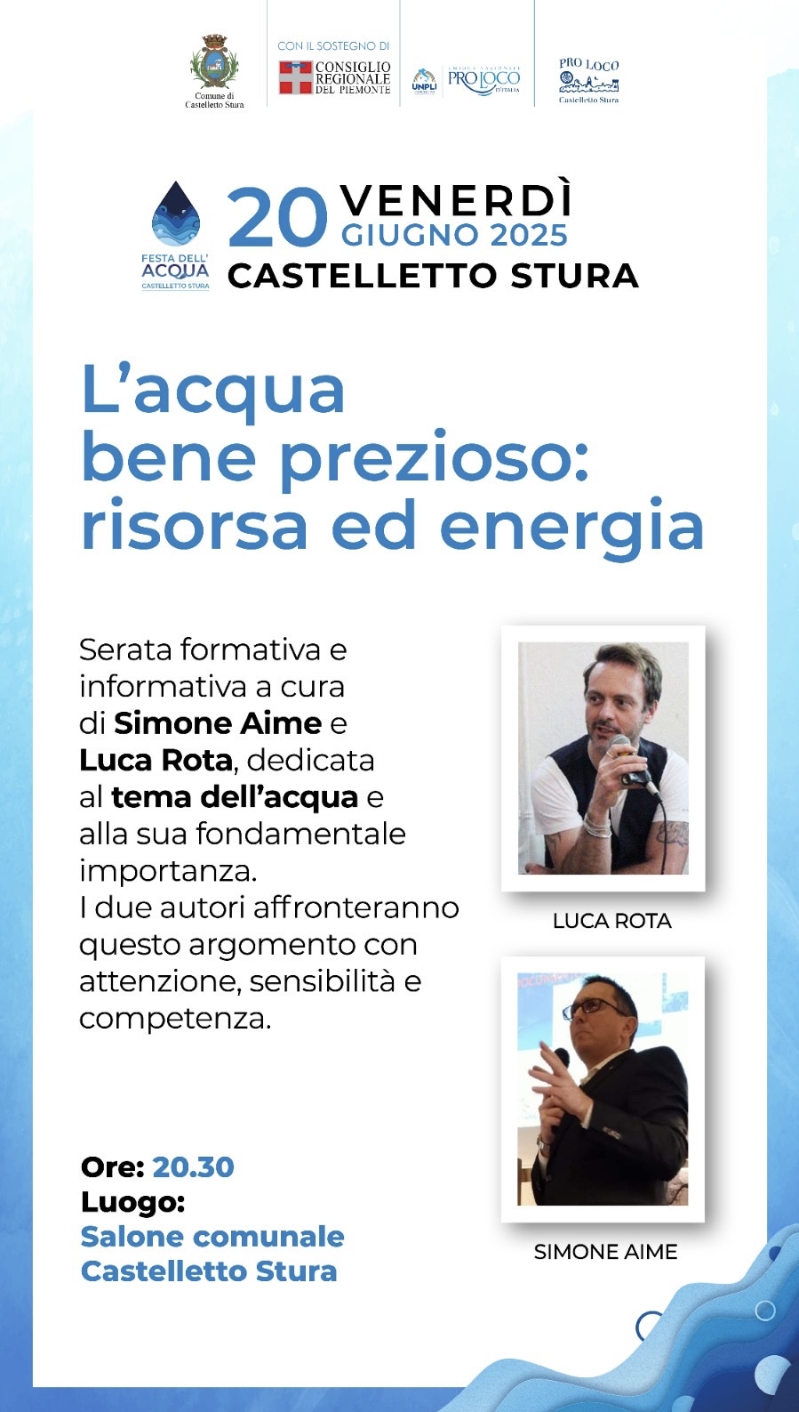 convegno acqua simone aime