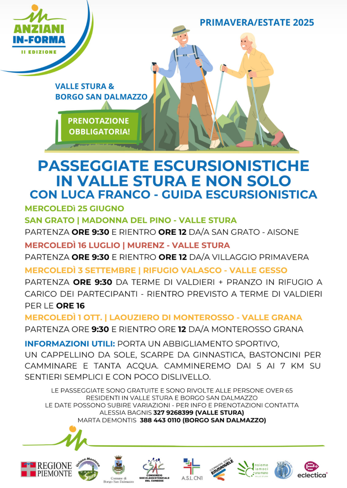 Passeggiate escursionistiche