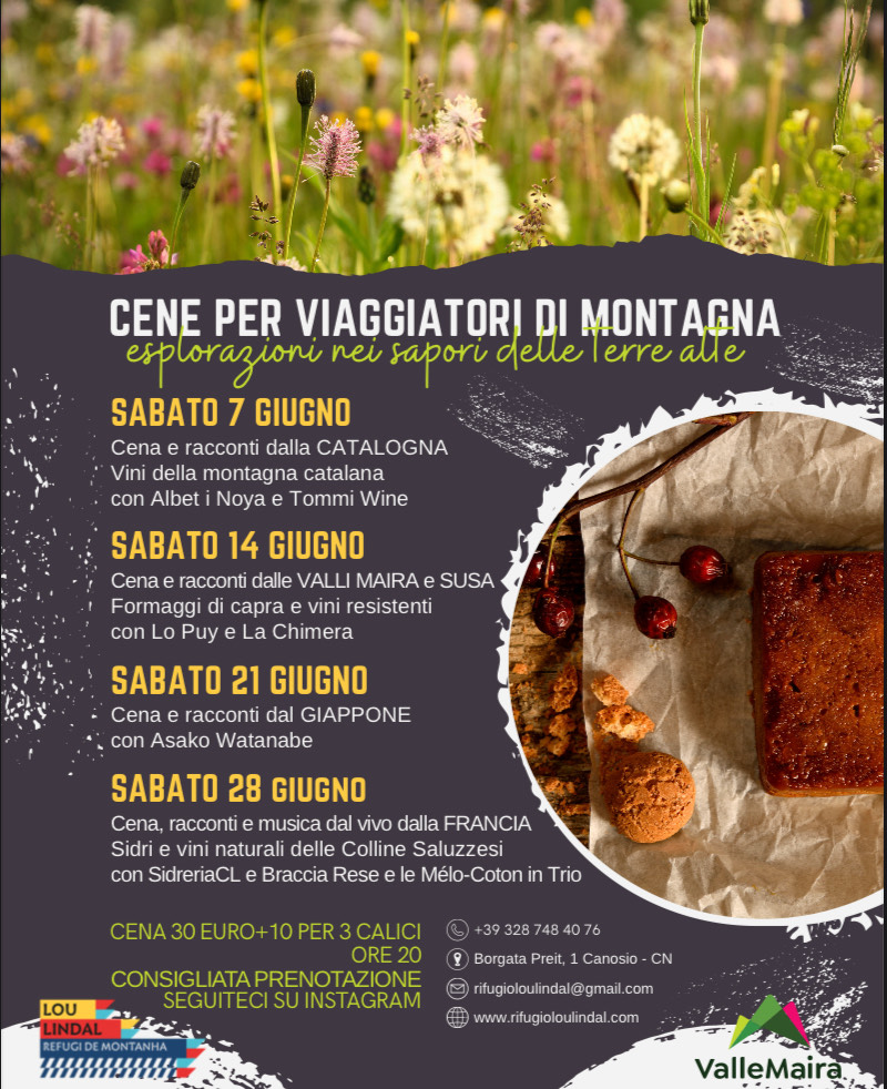 Cene per viaggiatori di montagna