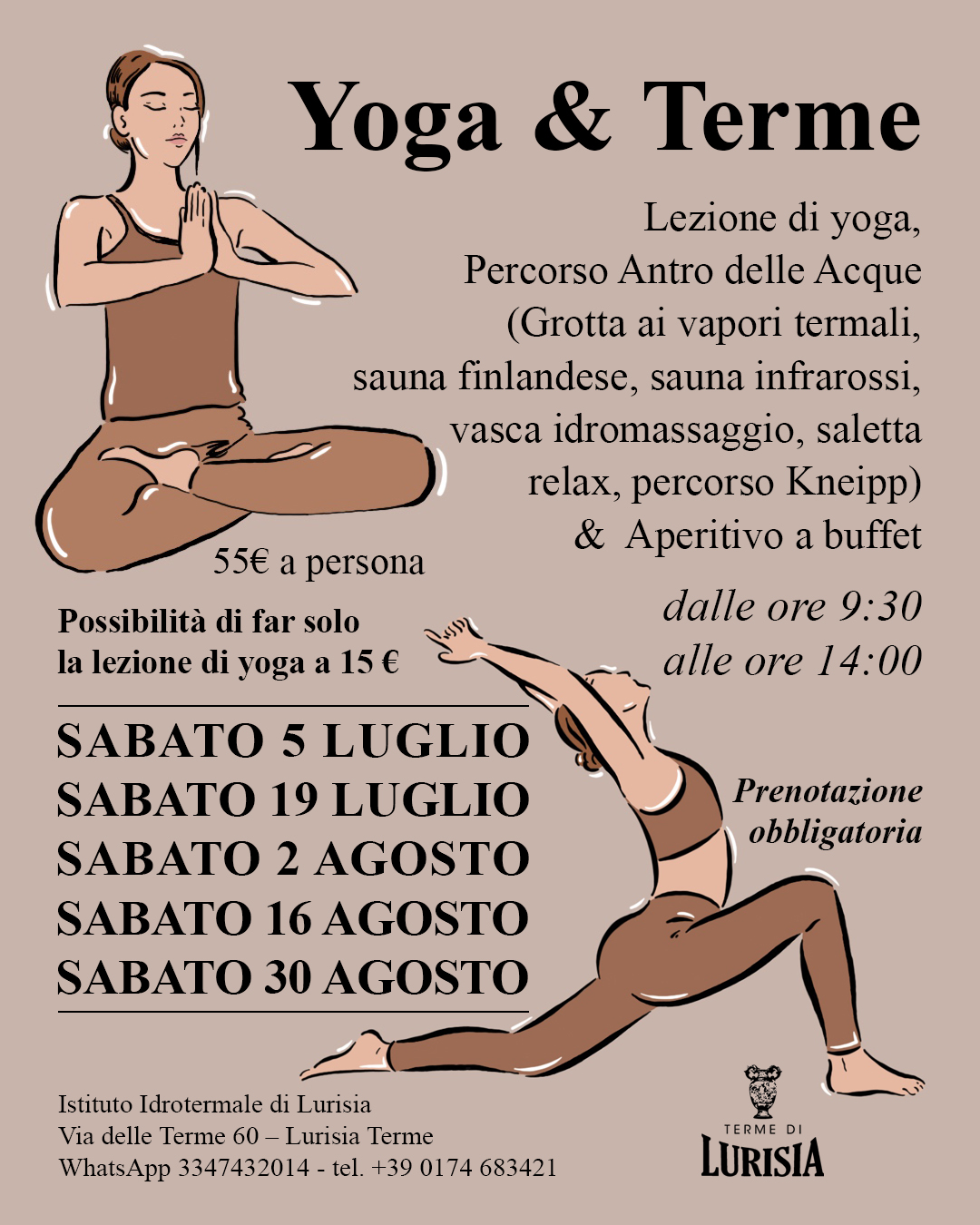 yoga e terme a lurisia