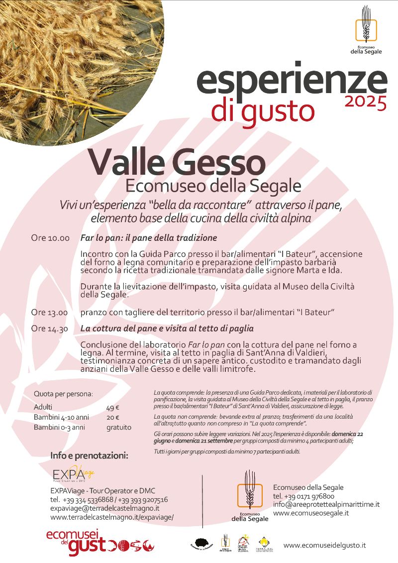 esperienze gusto valle gesso