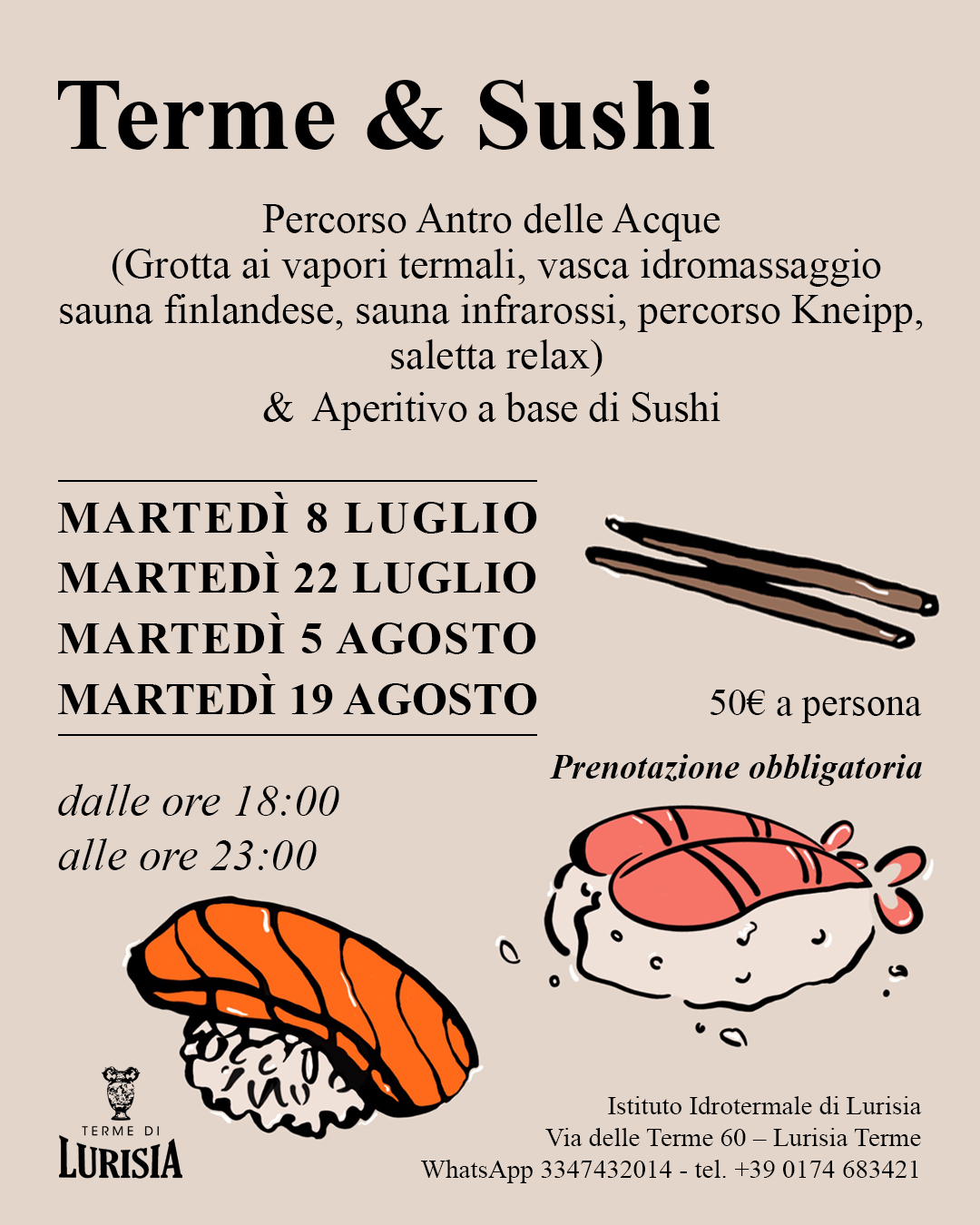 terme & sushi lurisia