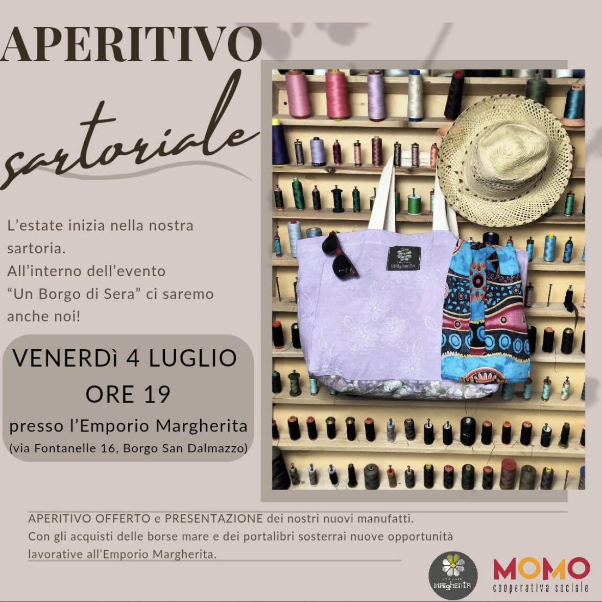 aperitivo sartoriale borgo