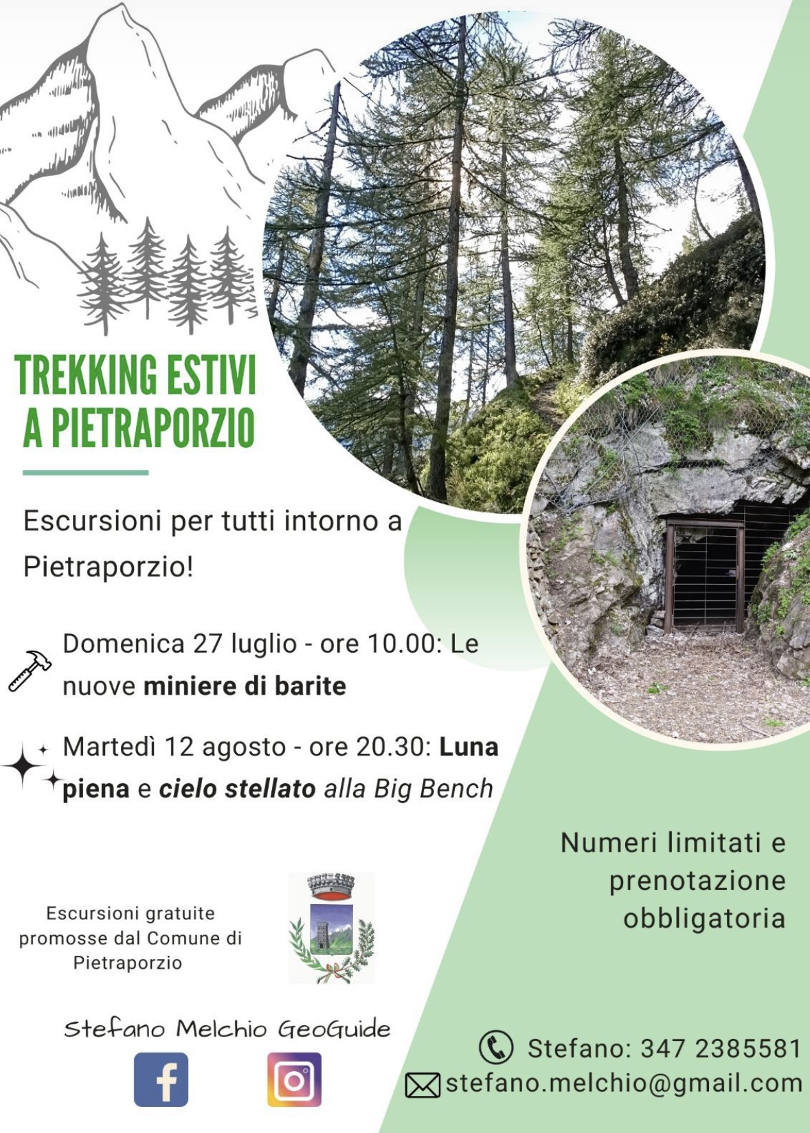 Trekking estivi a Pietraporzio