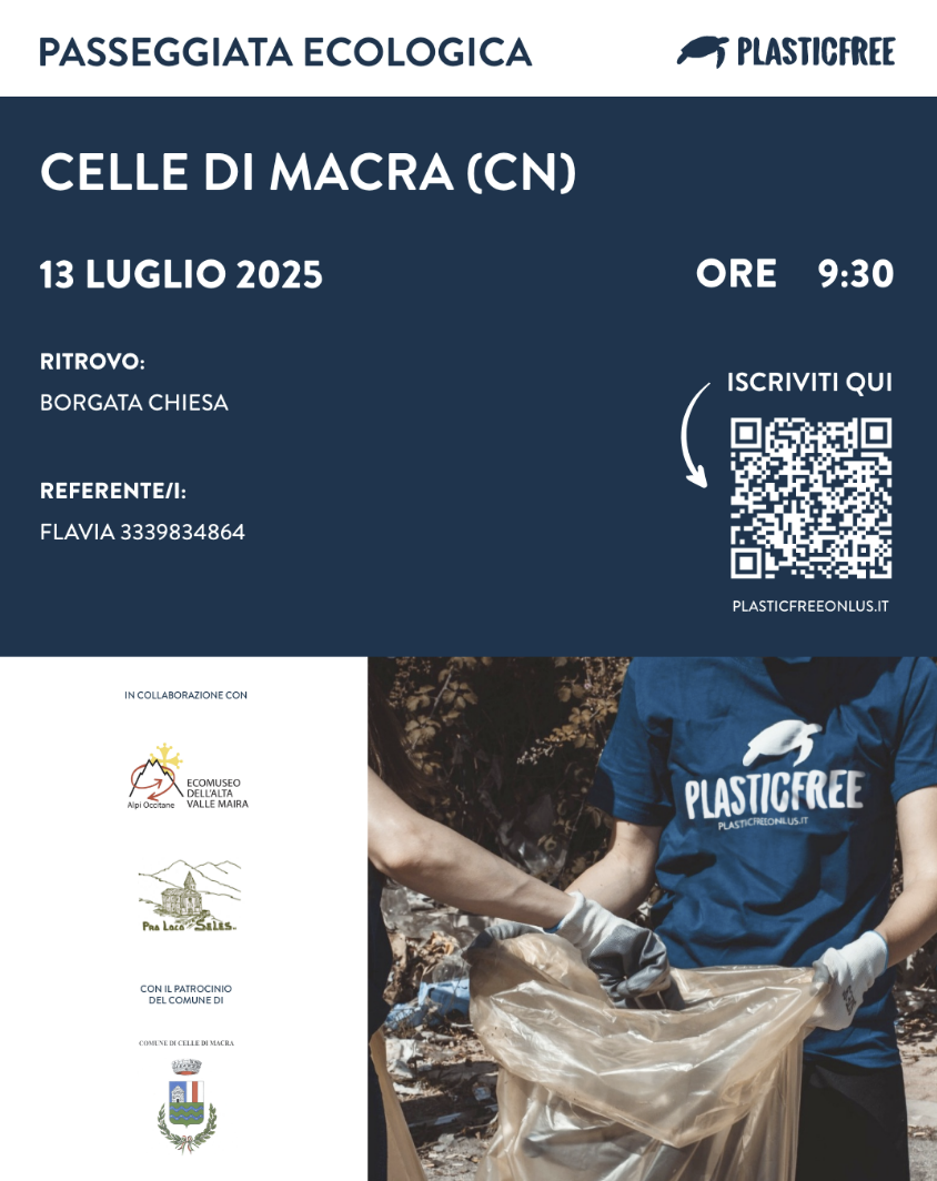 Passeggiata ecologica di Plastic Free Cuneo