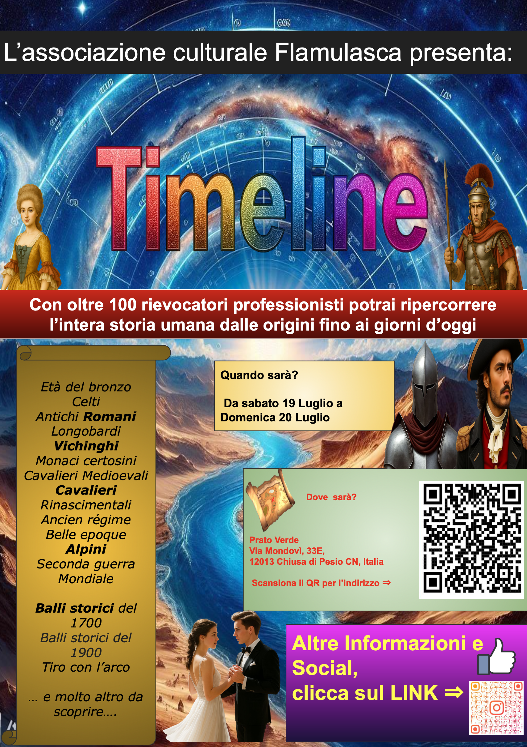 timeline viaggio storia chiusa di pesio 2025