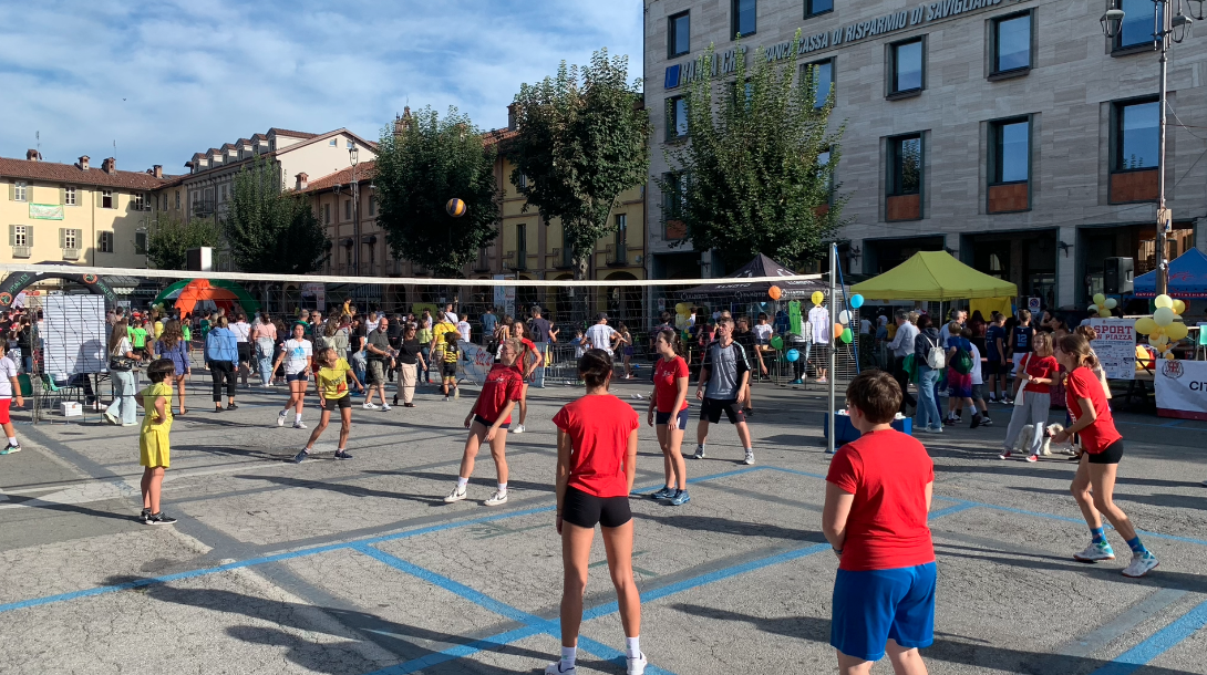 sport in piazza Savigliano