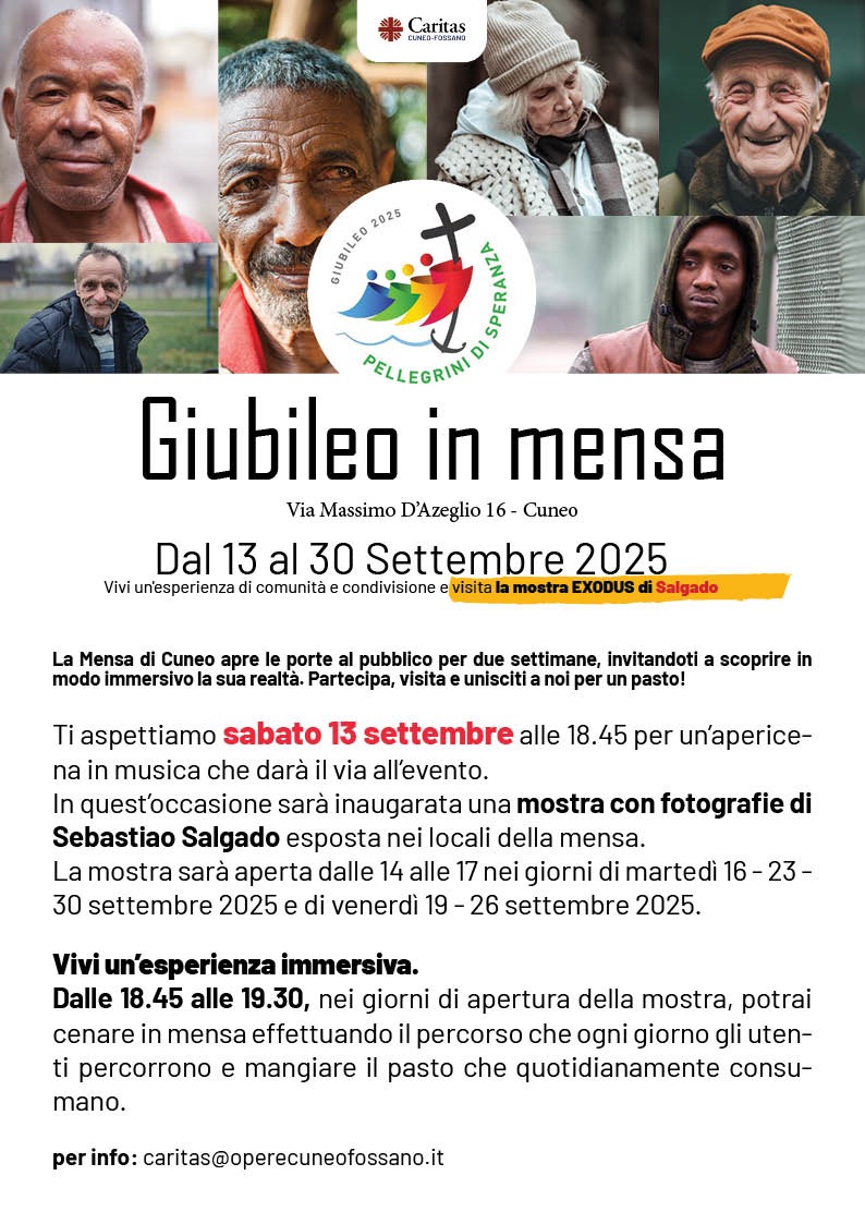 Locandina Giubileo Mensa