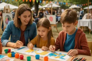 Cosa fare con i bambini a una sagra artistica? Attività e laboratori che li entusiasmeranno