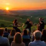 Concerto al tramonto sulle Langhe cuneesi: perché partecipare regala una magia tutta da vivere